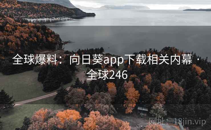 全球爆料:向日葵app下载相关内幕 · 全球246 第2张 全球爆料:向日葵app下载相关内幕 · 全球246 第2张